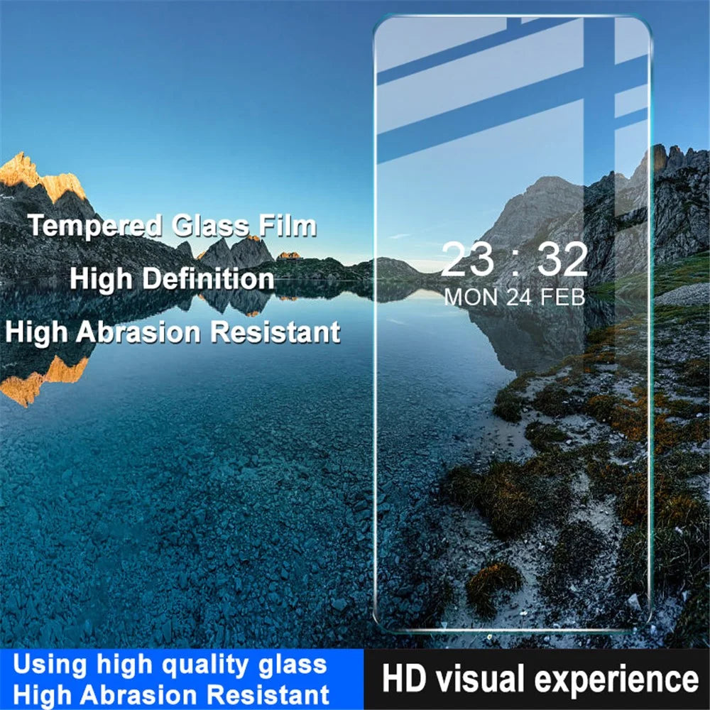 IMAK H Series For Samsung Galaxy A25 5G (Global) (161.0 x 76.5 x 8.3mm) Phone Screen Protector HD Clear Anti-scratch Tempered Glass Film - 3
