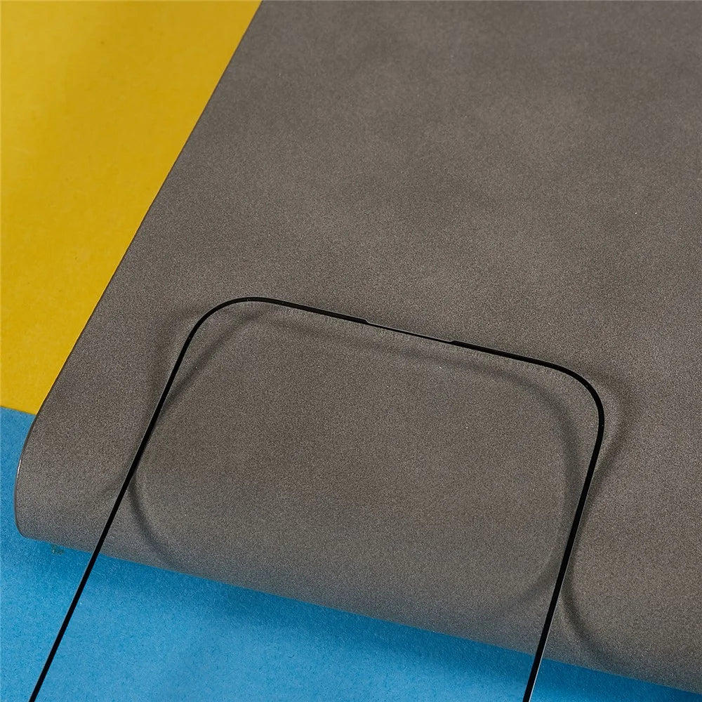 For iPhone 15 Pro Max Full Cover Tempered Glass Screen Film Silk Printing Black Edge Cell Phone HD Screen Protector - 4