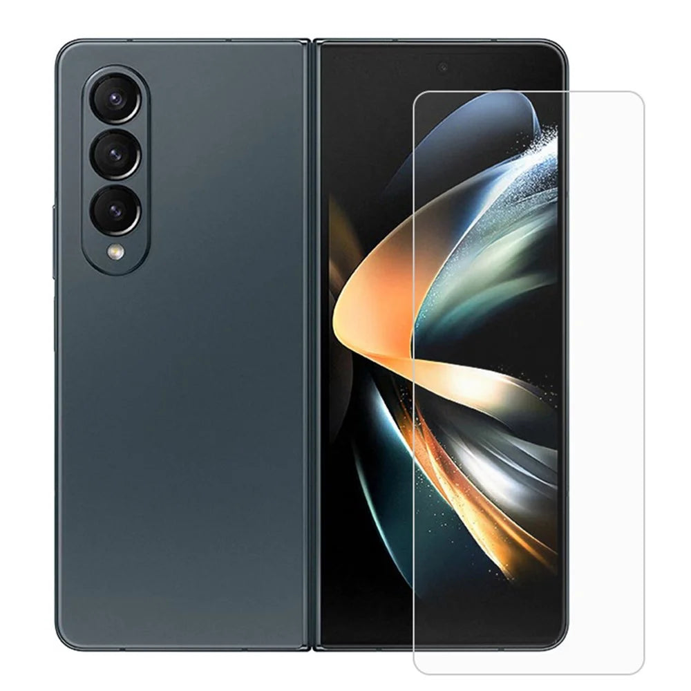 For Samsung Galaxy Z Fold4 5G Phone Front Screen Protector Tempered Glass 0.3mm Arc Edge Film - 1