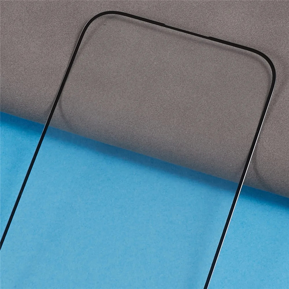 For iPhone 15 Pro Anti-static Screen Protector High Definition Full Cover Full Glue Tempered Glass Film - 5