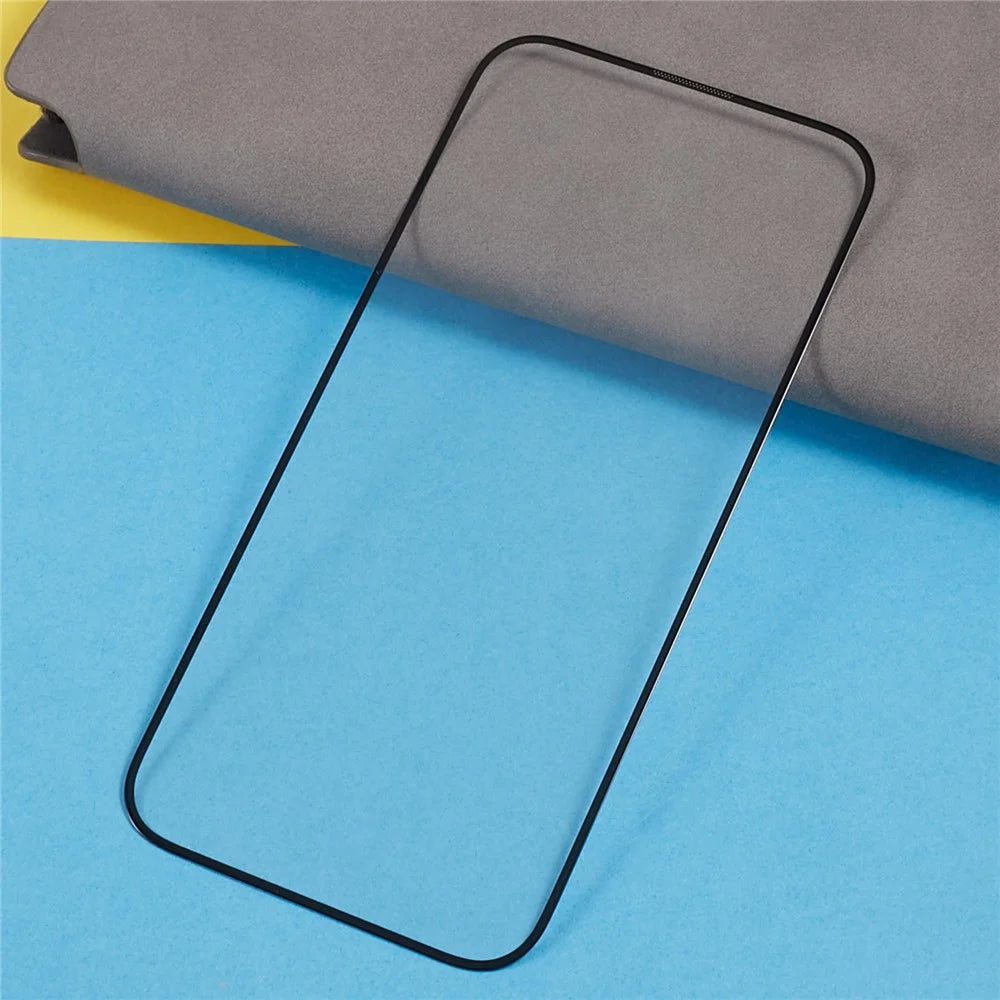 For iPhone 15 Pro HD Clear Screen Film 20D Tempered Glass Silk Printing Full Glue Complete Screen Covering Protector - 5