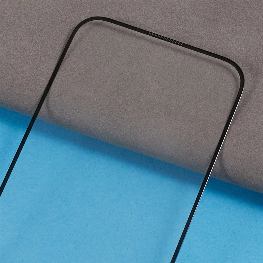 For iPhone 15 Pro HD Clear Screen Film 20D Tempered Glass Silk Printing Full Glue Complete Screen Covering Protector - 6