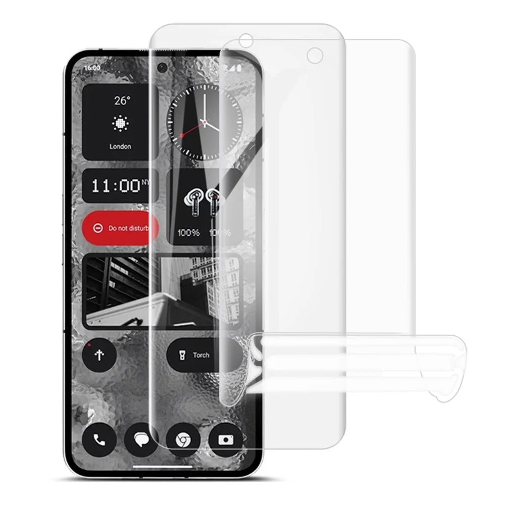 IMAK 2Pcs / Set Hydrogel Film III for Nothing Phone (2) Anti-scratch Screen Protector TPU Screen Film Guard - 1