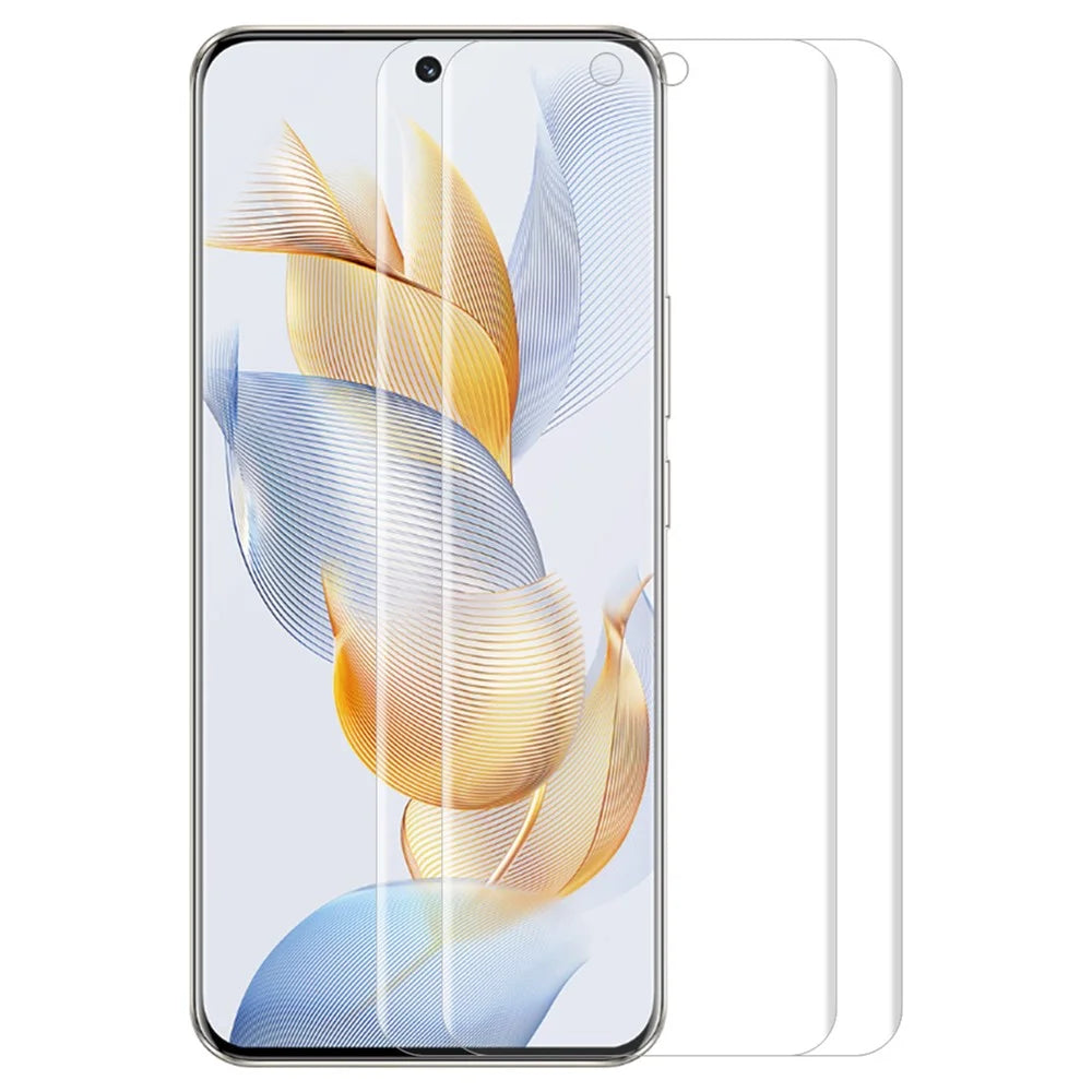 ENKAY HAT PRINCE 2Pcs / Pack For Honor 90 3D Hot Bending Curved Full Cover Screen Protector HD Clear PET Screen Film - 1