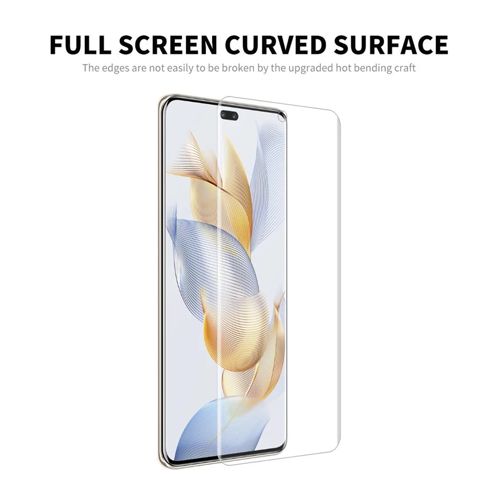 ENKAY HAT PRINCE 2Pcs / Pack For Honor 90 3D Hot Bending Curved Full Cover Screen Protector HD Clear PET Screen Film - 2