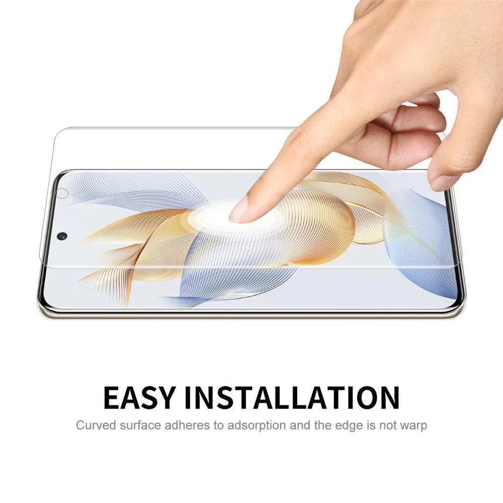 ENKAY HAT PRINCE 2Pcs / Pack For Honor 90 3D Hot Bending Curved Full Cover Screen Protector HD Clear PET Screen Film - 5