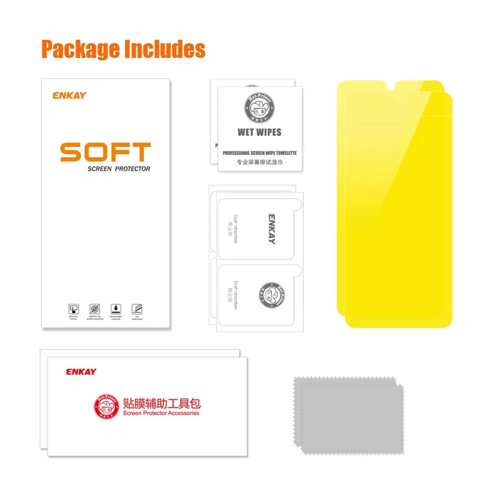 ENKAY HAT PRINCE 2Pcs For Huawei Mate 60 Bubble-Free Installation TPE+PET+TPU Hydrogel Film Phone Screen Protector - 7
