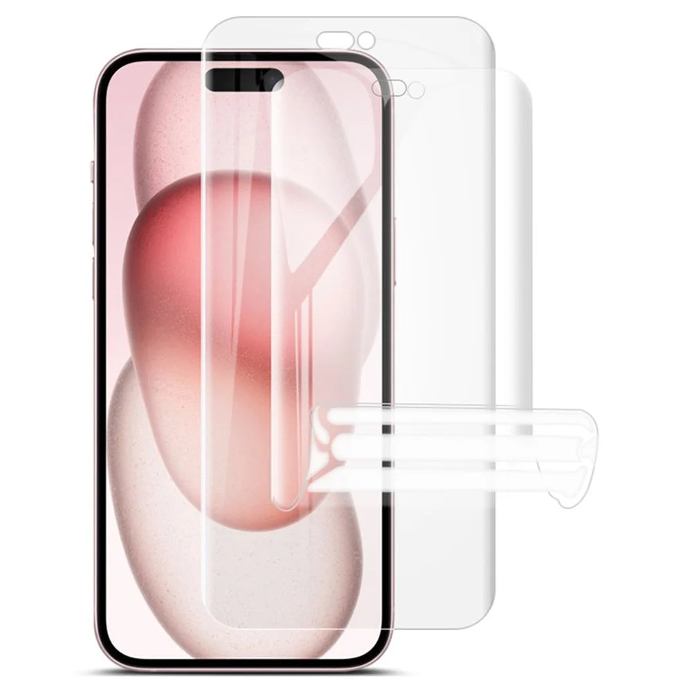 IMAK 2Pcs / Set Hydrogel Film III for iPhone 15 Plus TPU Film Ultra Clear Phone Screen Protector - 1
