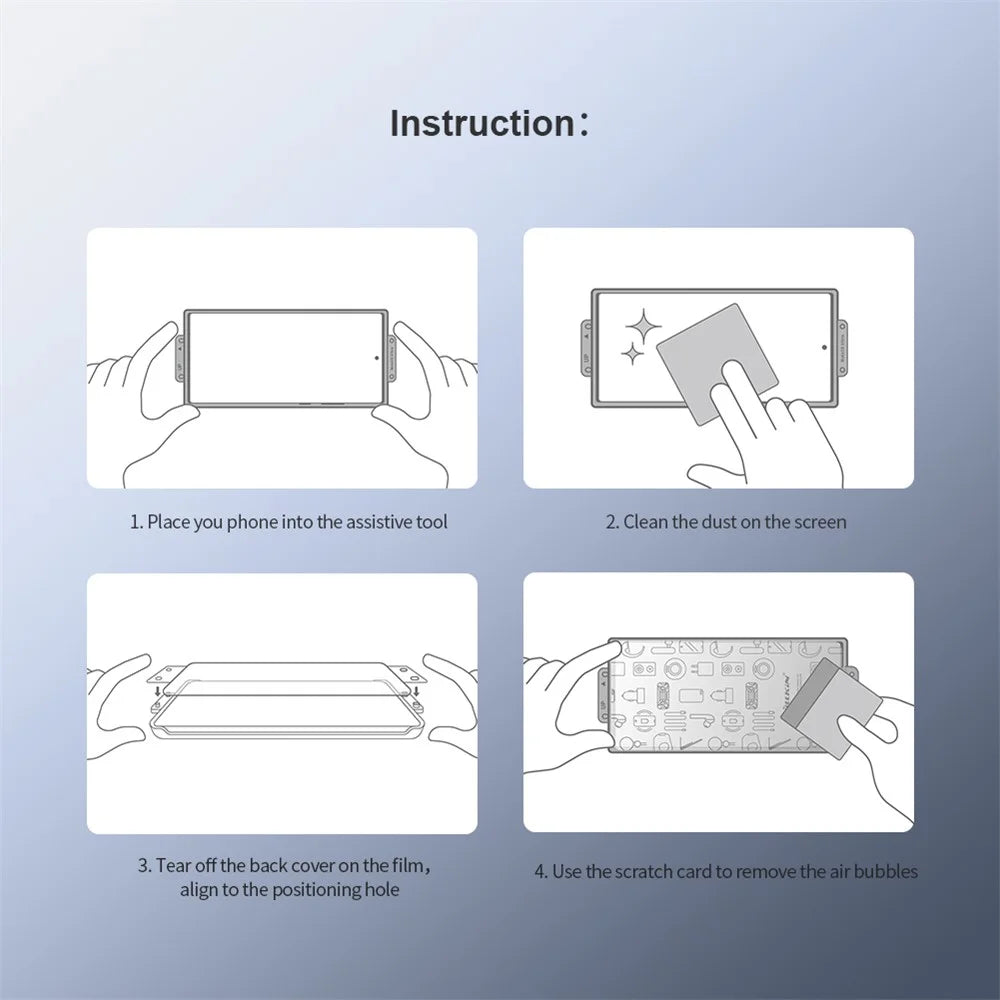 NILLKIN 2Pcs For Huawei Mate 60 Pro Screen Protector Curved Edges Full Cover PMMA Film - 5