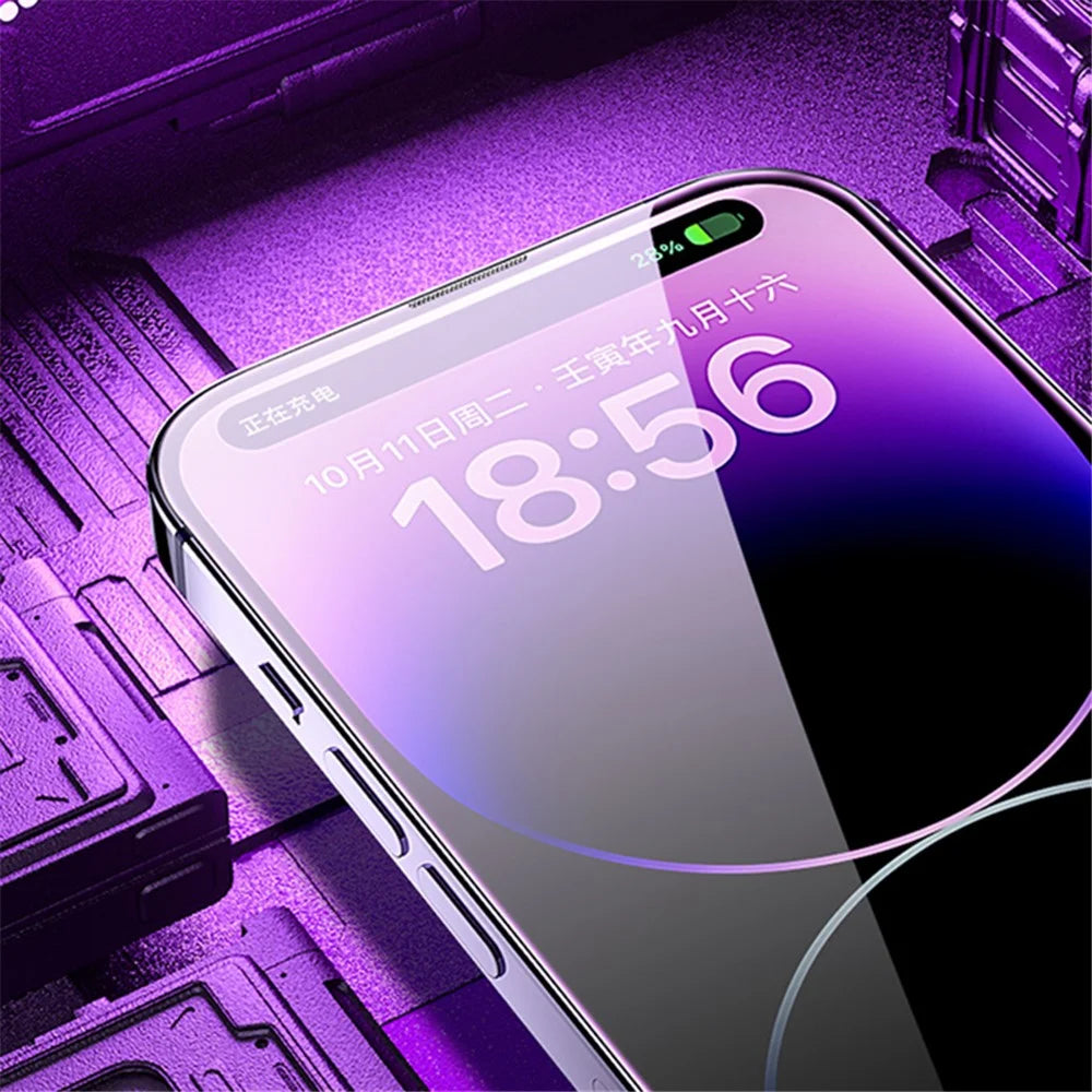 WEKOME KingKong Series 9D Arc Tempered Glass Screen Film for iPhone 15 Plus HD Corning Gorilla Glass Protector - 6