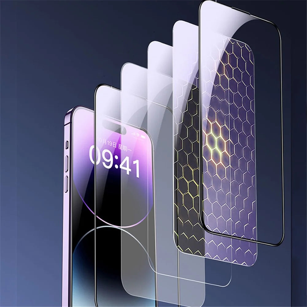 WEKOME King Kong Vacha Series For iPhone 15 Pro Max Screen Protector HD High Aluminum-silicon Glass Curved Film - 4
