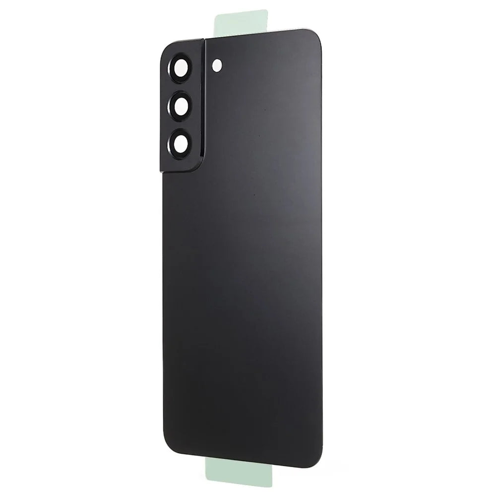 For Samsung Galaxy S22+ 5G S906 Battery Housing with Adhesive Sticker + Camera Lens Cover (without Logo) - Black - 2