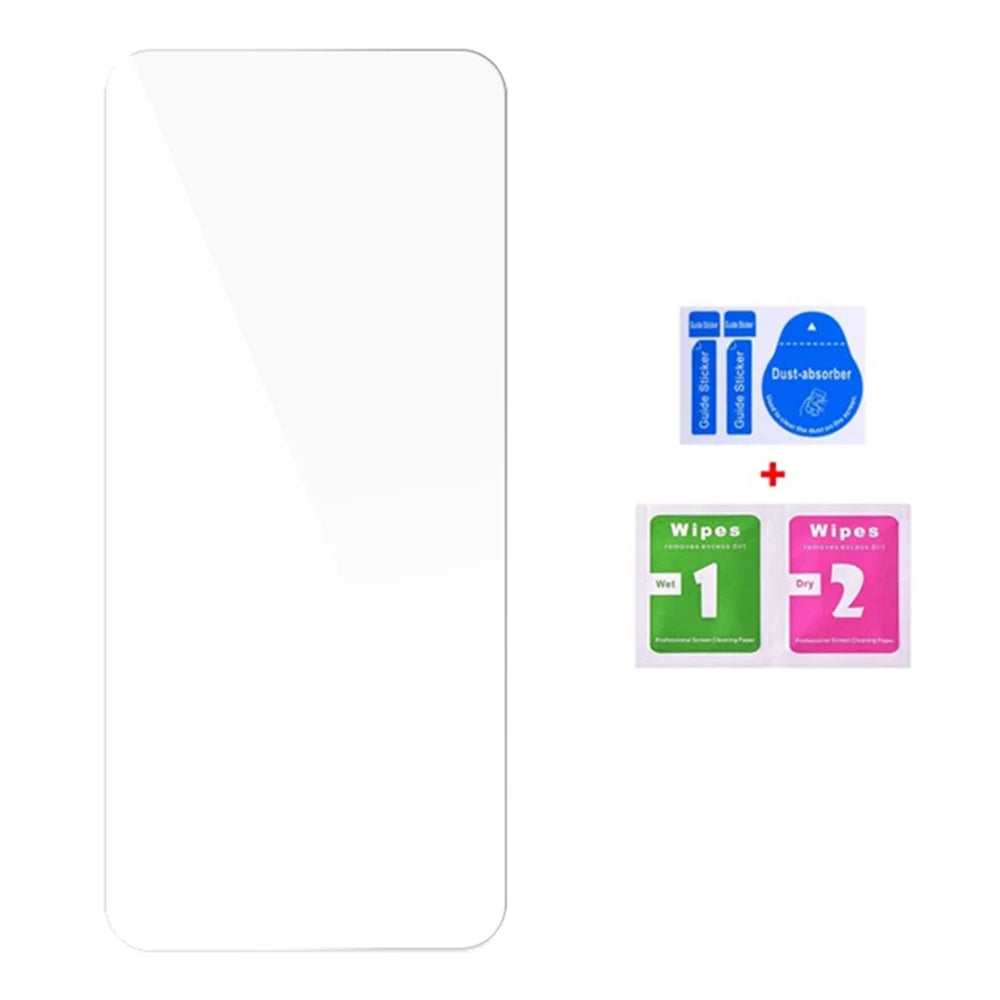 25Pcs for Realme GT5 Pro 5G Tempered Glass Screen Protector High Transparency Screen Film (No Package, with Wipes Set, Dust-absorber, Guide Sticker) - 2