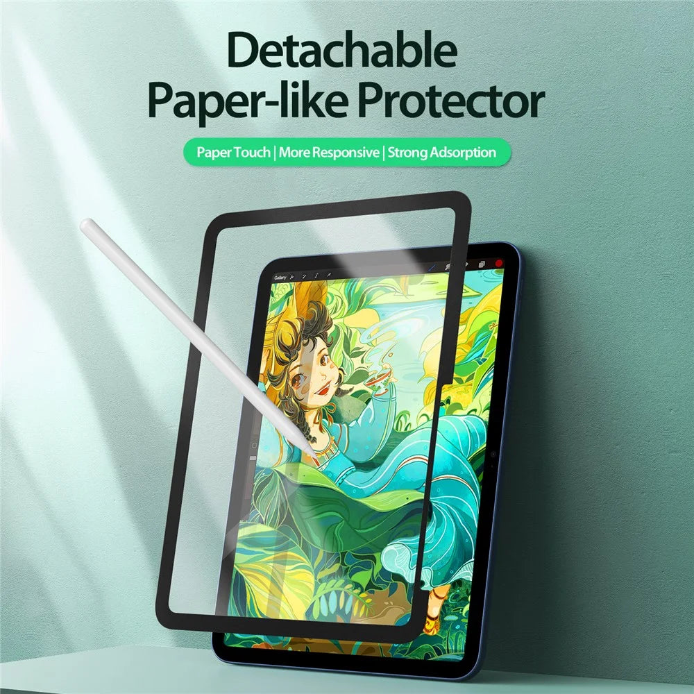 DUX DUCIS Naad Series for iPad (2025) / 10.9 (2022) Paper-Feel Screen Protector PET Film Reusable Matte Finish - 3