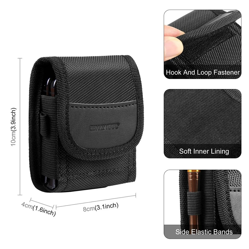 HAWEEL HWL2142B Waist Bag for Phone Belt Pouch Holster Outdoor Tool Bag - 7