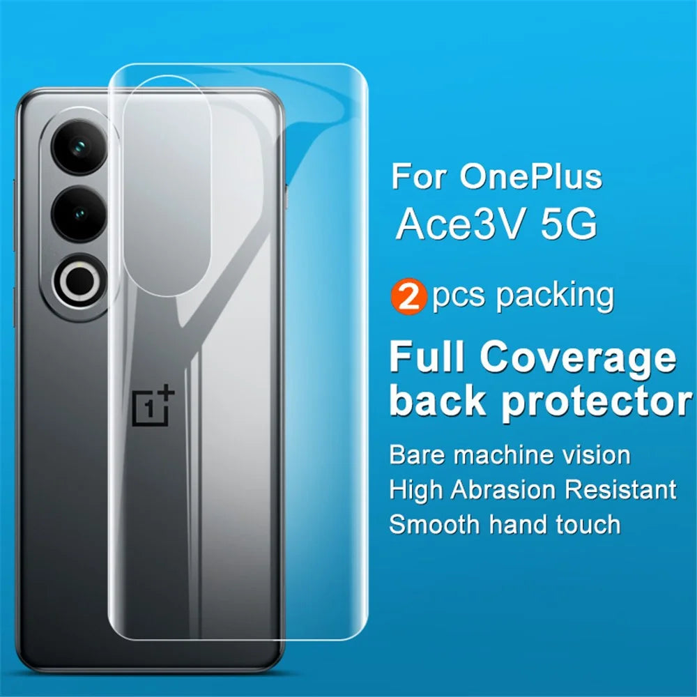 IMAK 2Pcs / Set Hydrogel Film III for OnePlus Ace 3V 5G TPU Back Film Self-Healing Ultra Clear Back Protector - 2