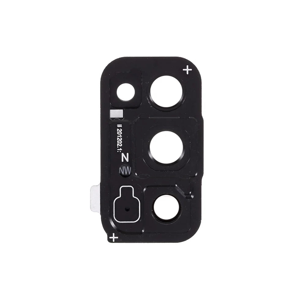 For Samsung Galaxy S20 FE G780 / S20 FE 5G G781 OEM Back Camera Lens Ring Cover with Glass Lens (without Logo) - Black - 2