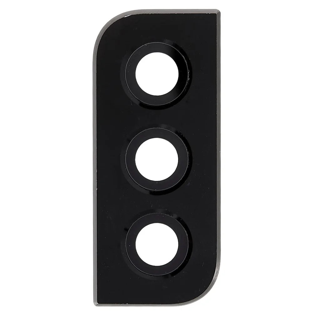 For Samsung Galaxy S22 5G S90/S22+ 5G S906 OEM Back Camera Lens Ring Cover with Glass Lens Replacement (without Logo) - Black - 2