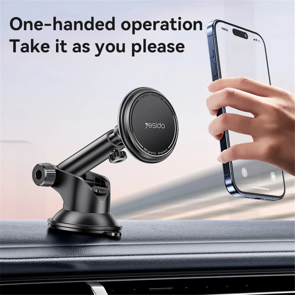 YESIDO C269 Magnetic Car Mount Holder Suction Cup Stand Bracket Extendable Arm - 4