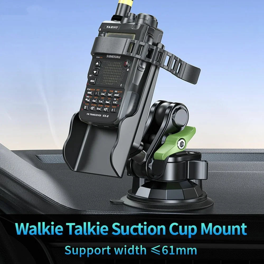 LANPARTE RBA-WT01N Wireless Intercom Suction Cup Base Holder Universal Car Mounting Bracket for Walkie Talkie - 3