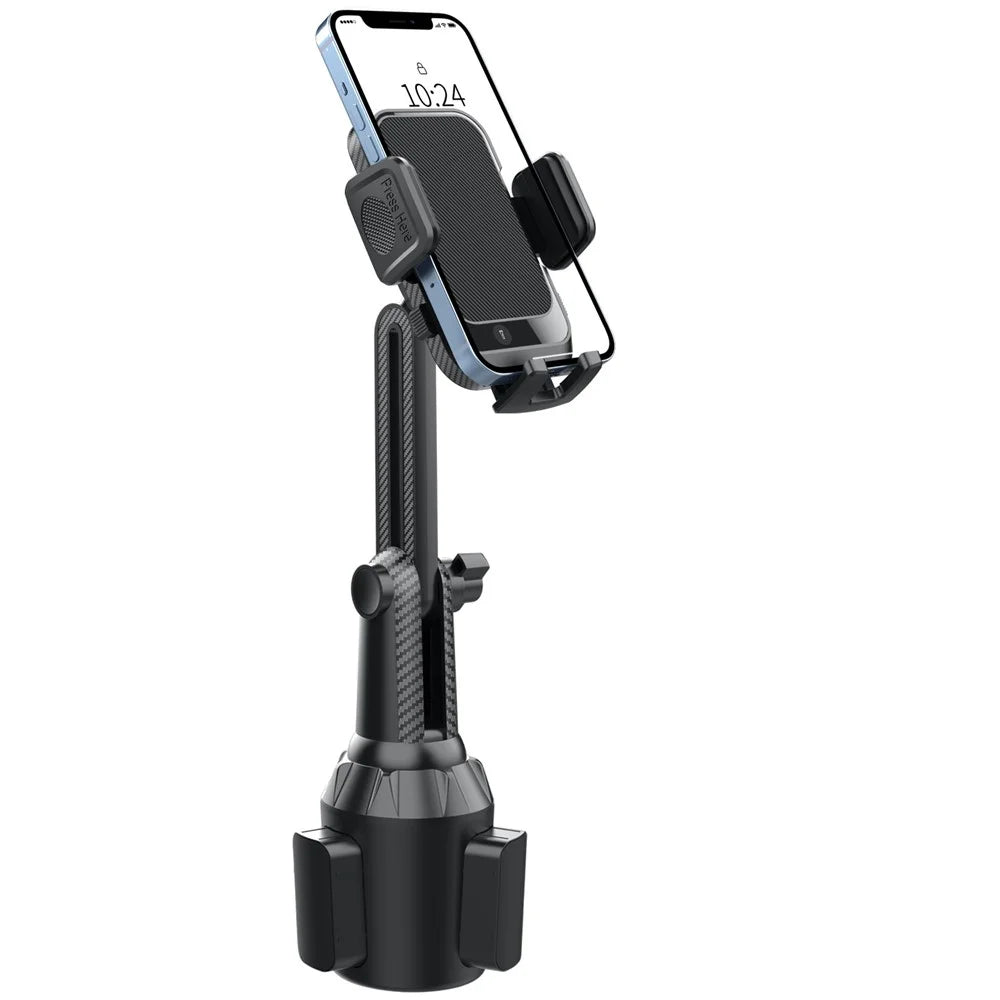 ML238 Adjustable Long Neck Car Cup Holder Phone Mount 360 Degree Rotation Universal Smartphone Stand - 2