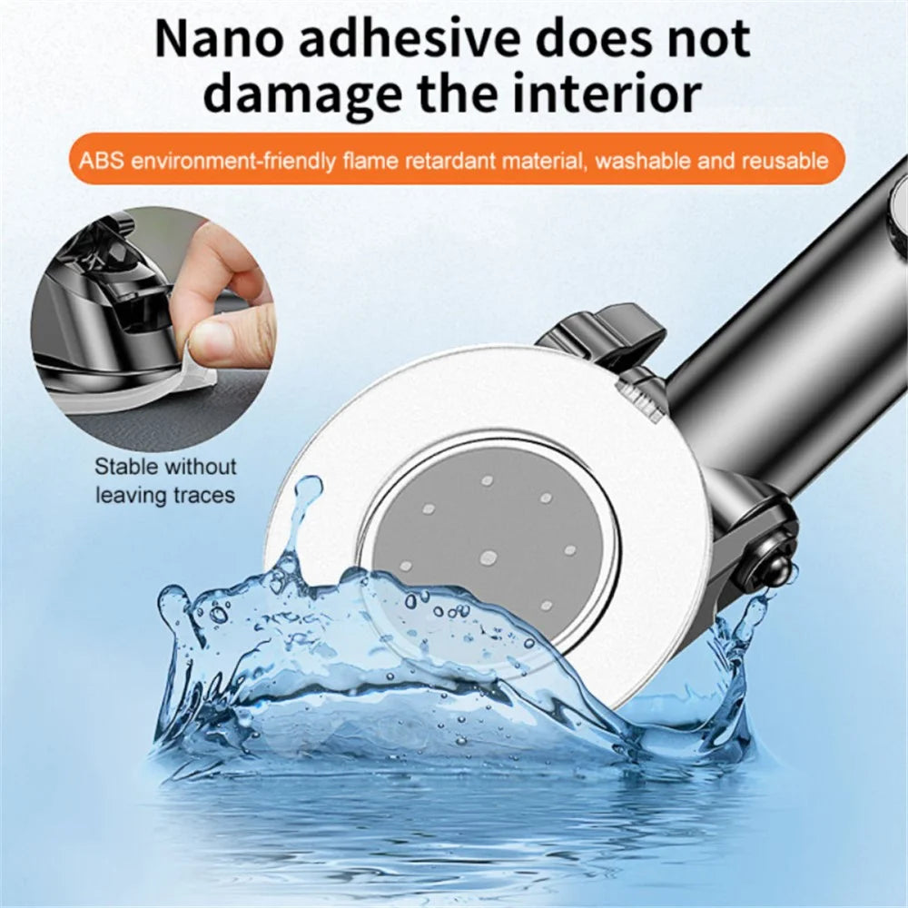 D25+105+K5 Telescopic Suction Cup Dashboard Phone Mount Air Vent Car Phone Holder Auto Locking Car Phone Clip - Black - 4