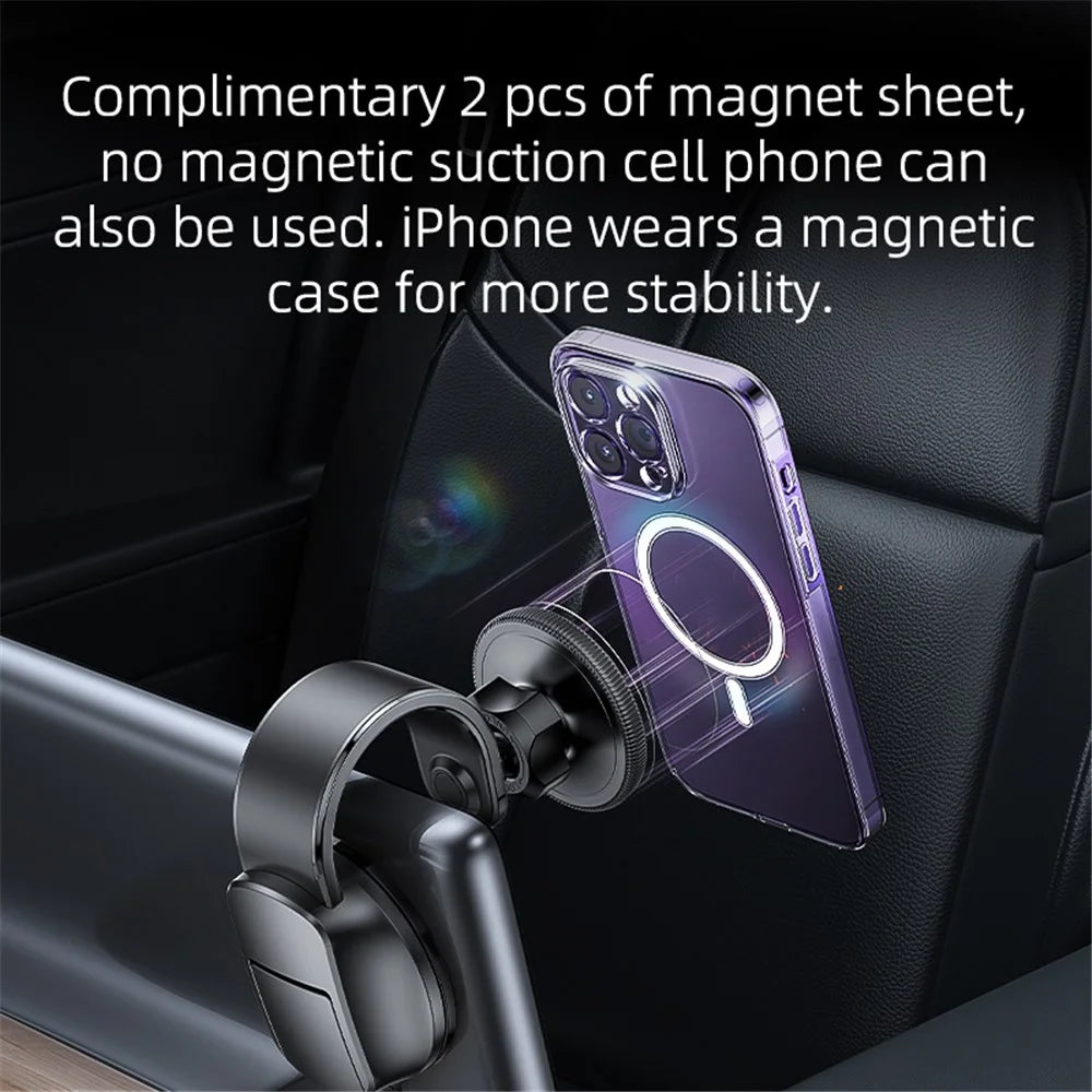 YESIDO C176 Bending Arm Car Suction Cup Mount Magnetic Cell Phone Holder - 5