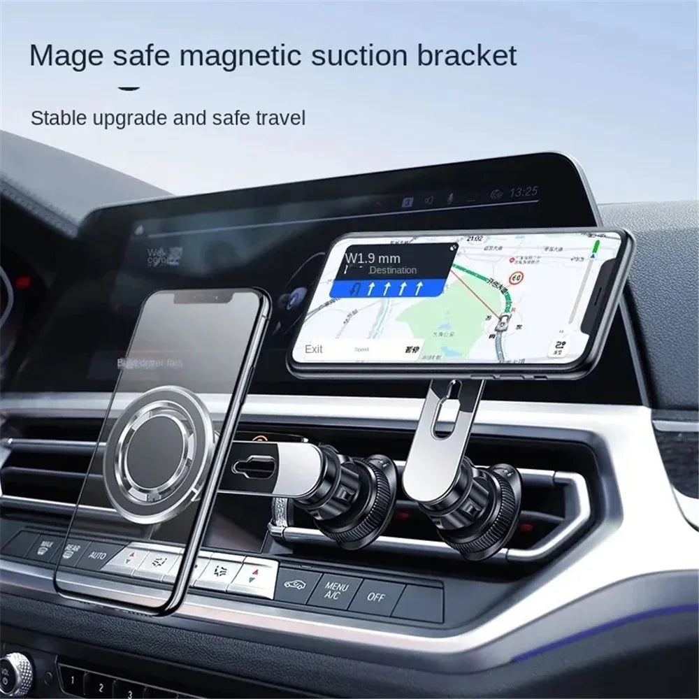 JMARY MH-78 Car Air Vent Phone Mount Strong Magnetic Absorption Cell Phone Holder Bracket - 5