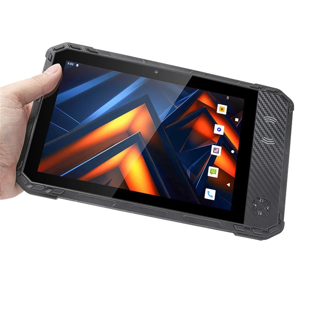 UNIWA UTAB R801 8-4GB+64GB 4G Network Waterproof Rugged Tablet with 13MP+5MP Camera - AU Plug - 4