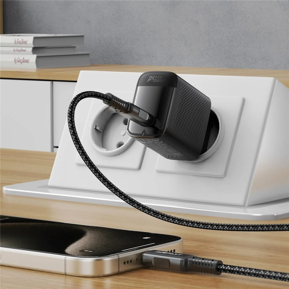 ACEFAST A112 GaN USB-C Charger PD 45W Fast Charging Single USB-C Adapter - EU Plug - 6