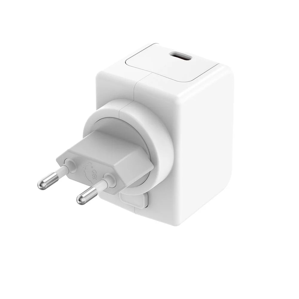 BUDI AC351EW Dual USB-C PD Wall Charger 33W Fast Charging Travel Adapter, EU Plug - 3
