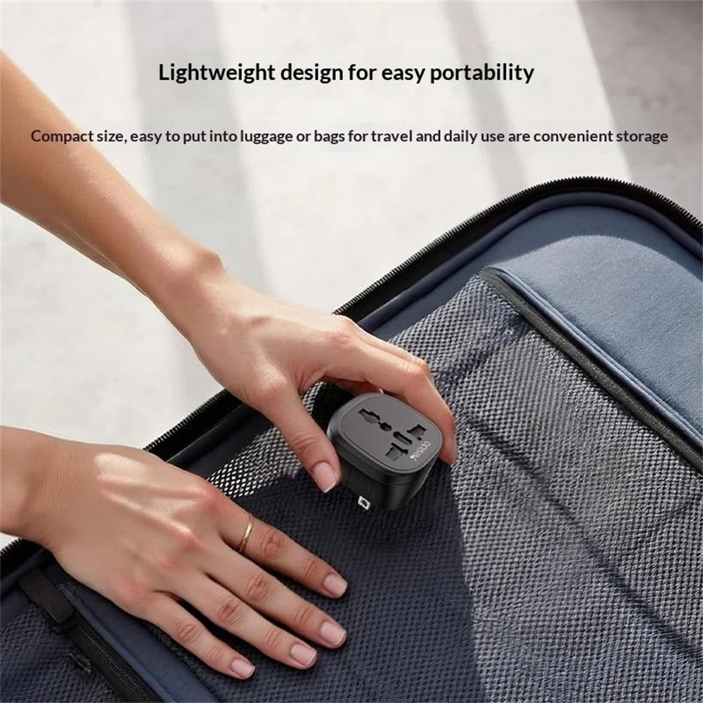 YESIDO MC45 US / AU Plug to Universal Socket Global Travel Charge Adapter 10A 100V-250V Converter - 5