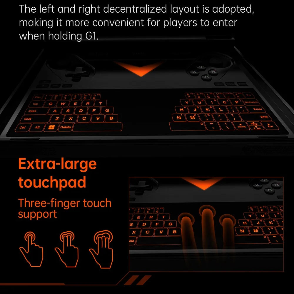 ONE XPLAYER G1 Mini Gaming Laptop 8.8 Inch AMD AI 9 HX 370 32GB+2TB Handheld PC Touchscreen Tablet - EU Plug - 4