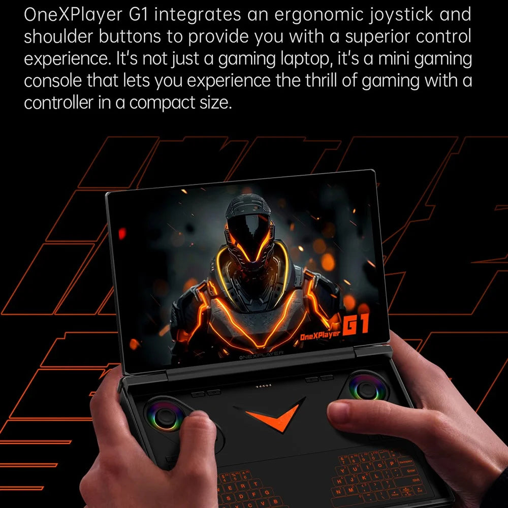 For ONEXPLAYER G1 8.8 Inch Handheld Gaming Laptop AMD Ryzen AI 9 HX-370 32GB+1TB 144Hz Touchscreen Tablet - EU Plug - 3