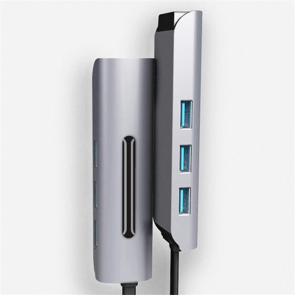 Type C*2 to USB3.0/F*4 (4 in 1 Docking Station) - 6