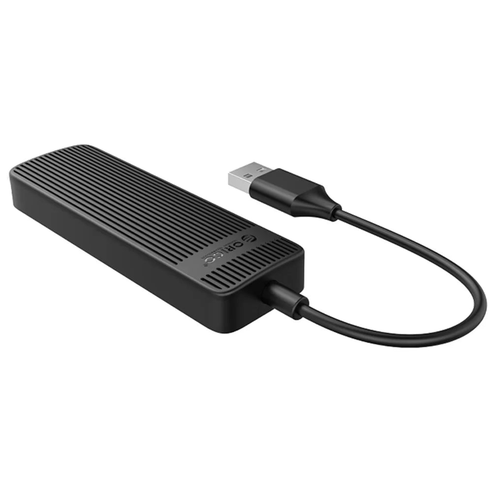ORICO FL02 Multi-Port USB2.0 Hub Mini Portable Mini USB Adapter High-speed Sync Converter for Laptops - Black - 2
