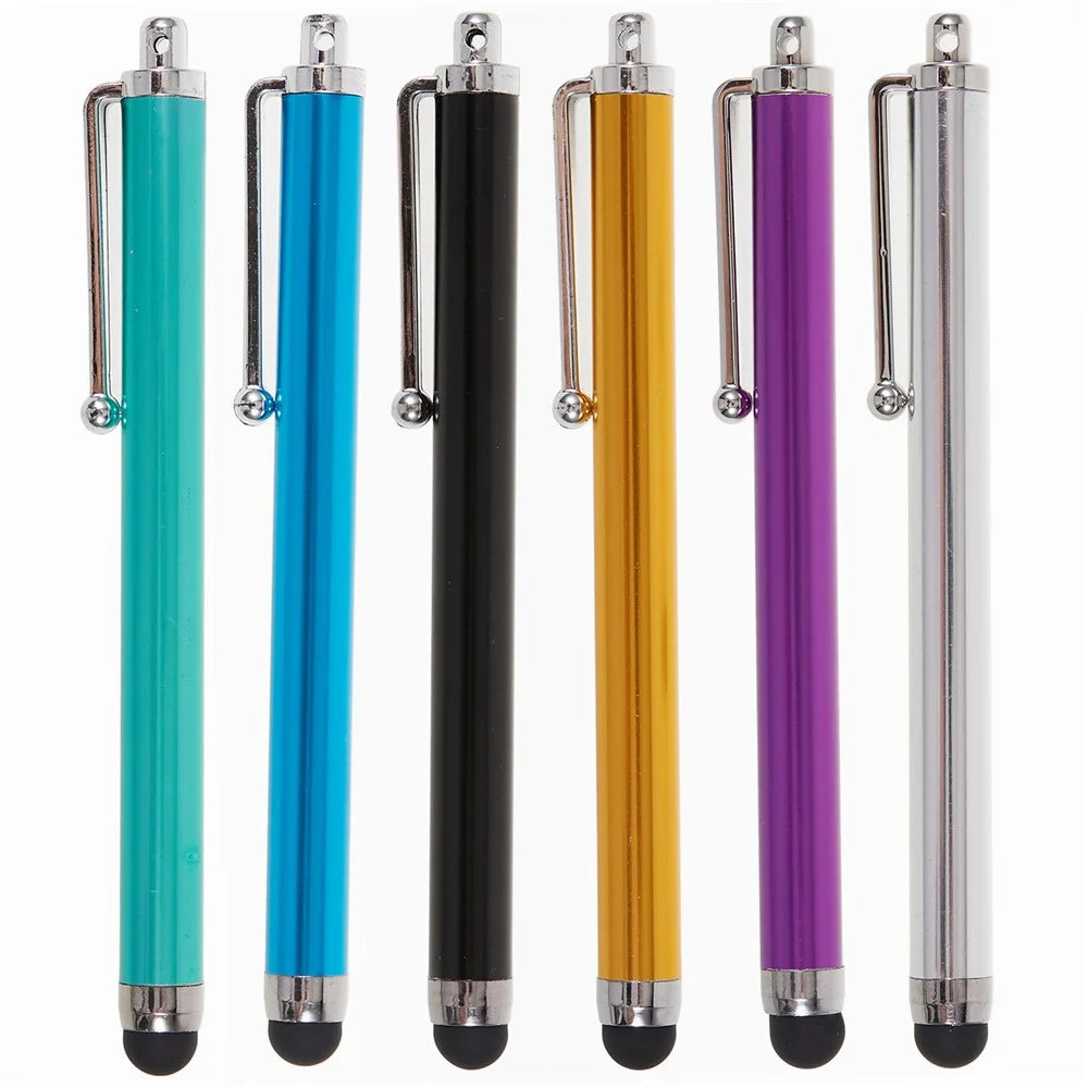 6Pcs / Set Passive Stylus for Phones Tablets , High Precision Silicone Tip Touch Screen Stylus Pen - 1