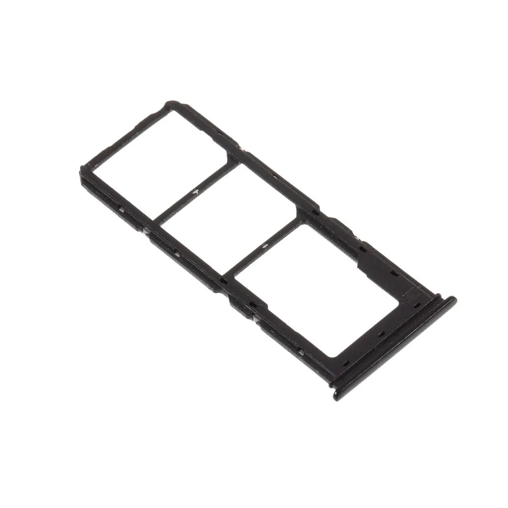 OEM Dual SIM Card + Micro SD Card Tray Holders Part for vivo Y93 - Black - 3