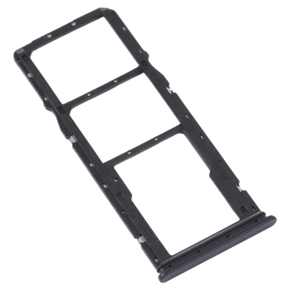 For Xiaomi Redmi Note 11 4G (Qualcomm)/Redmi Note 11S 4G Dual SIM Cards + Single TF Card Tray Holder Replacement (without Logo) - Black - 2