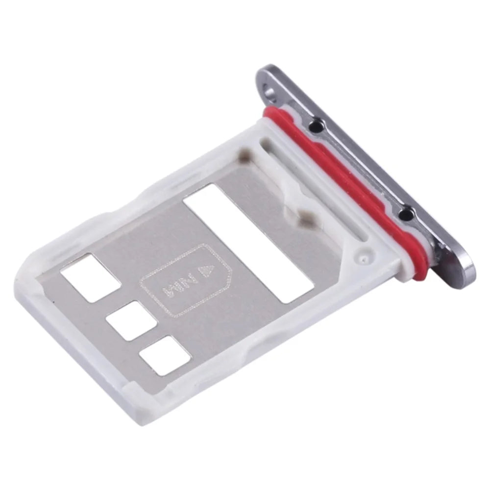 For Huawei Mate 50 4G SIM Card Tray Holder Replacement Part (without Logo) - Black - 2