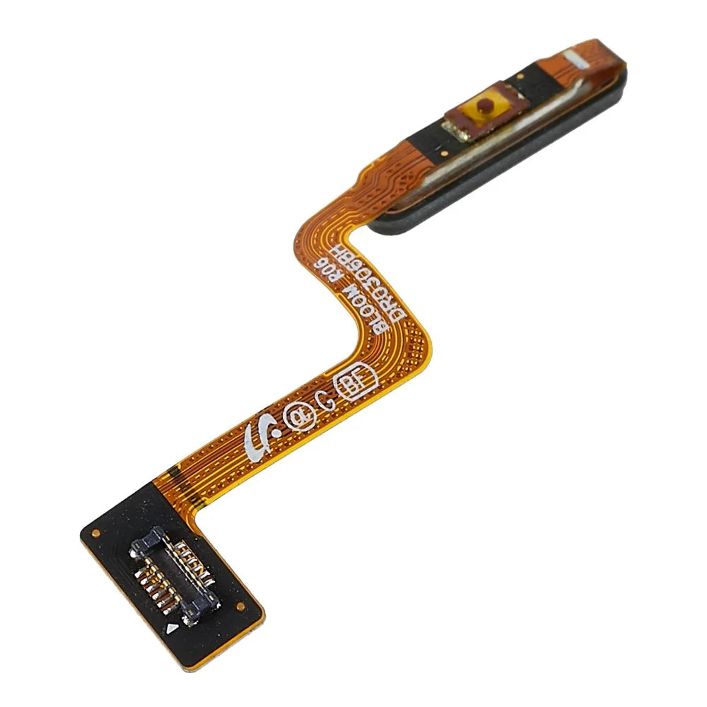 For Samsung Galaxy Z Flip 4G F700 / Z Flip 5G F707 OEM Home Key Fingerprint Button Flex Cable Part (without Logo) - Black - 4