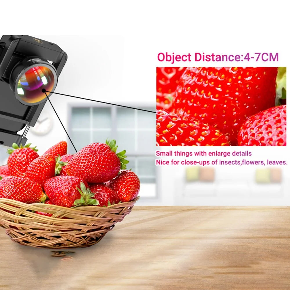APEXEL APL-HB100CPL Macro Lens Kit for Phone, 10X Macro Lens + CPL Filter Phone Lens Attachment - 7