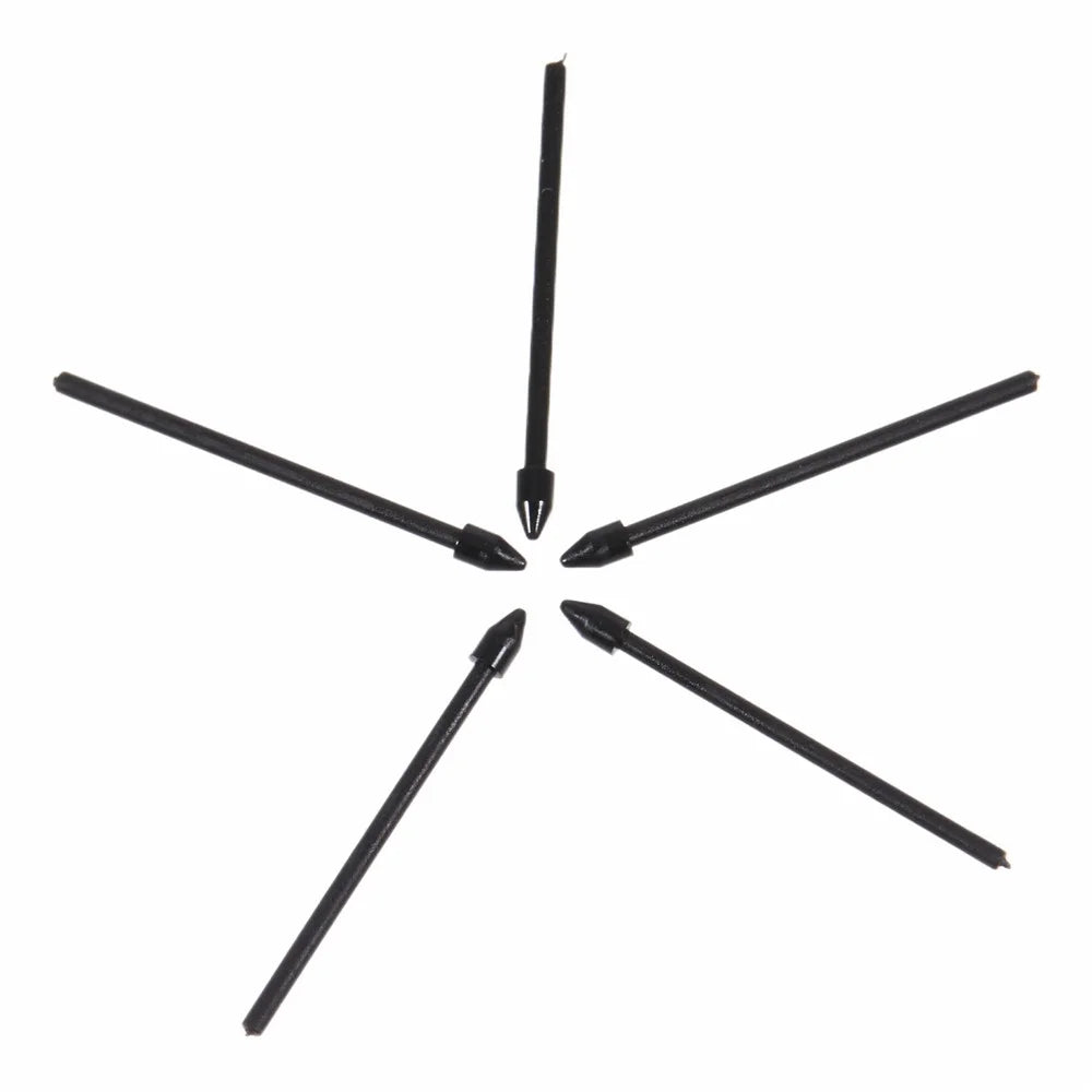5Pcs Touch Stylus Tips with Clip (Without Logo) for Samsung Galaxy Note10 N970 N971 / Note10 Lite 4G N770 / Note 10 Plus 4G N975 5G N976 - Black - 2