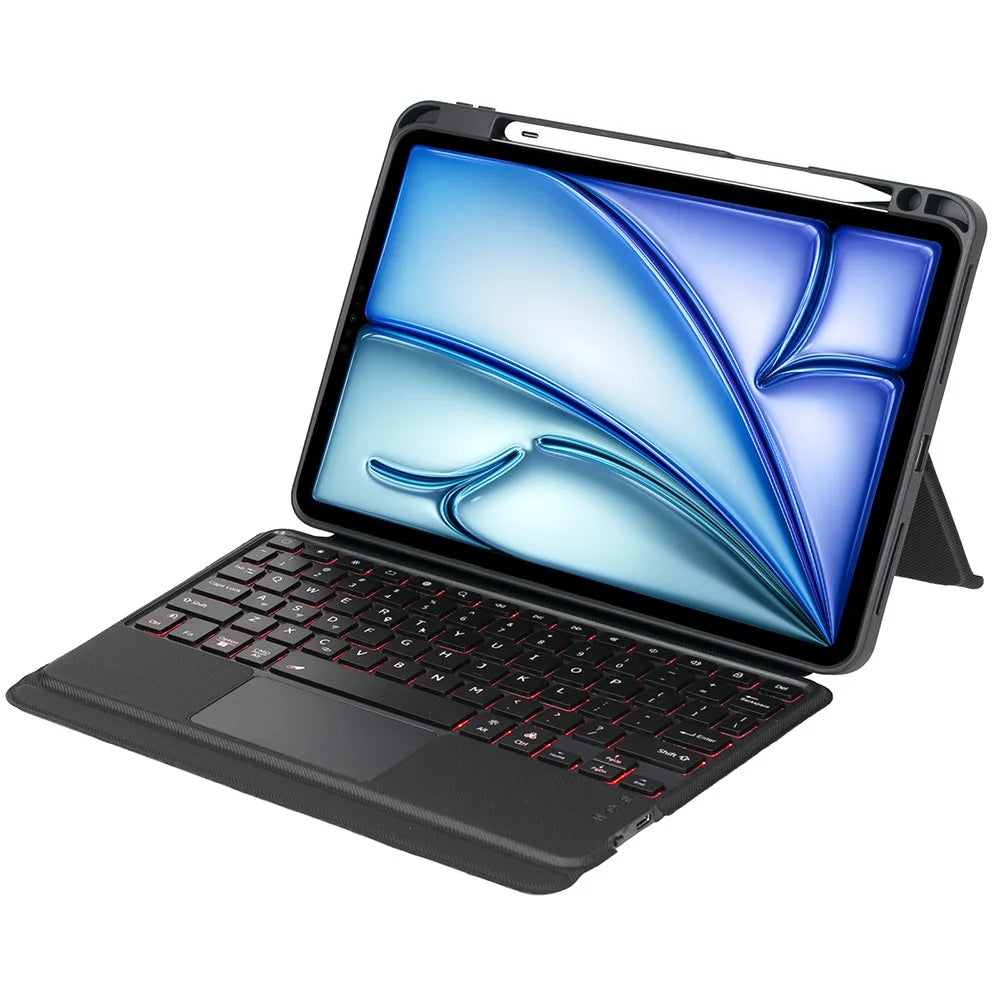 T11B-AS Bluetooth-compatible Keyboard For iPad Air 11 (2026) / (2025) / (2024) / Air (2022) / (2020) / Pro 11 (2022) / (2021) / (2020) / (2018) Leather Cover - 2