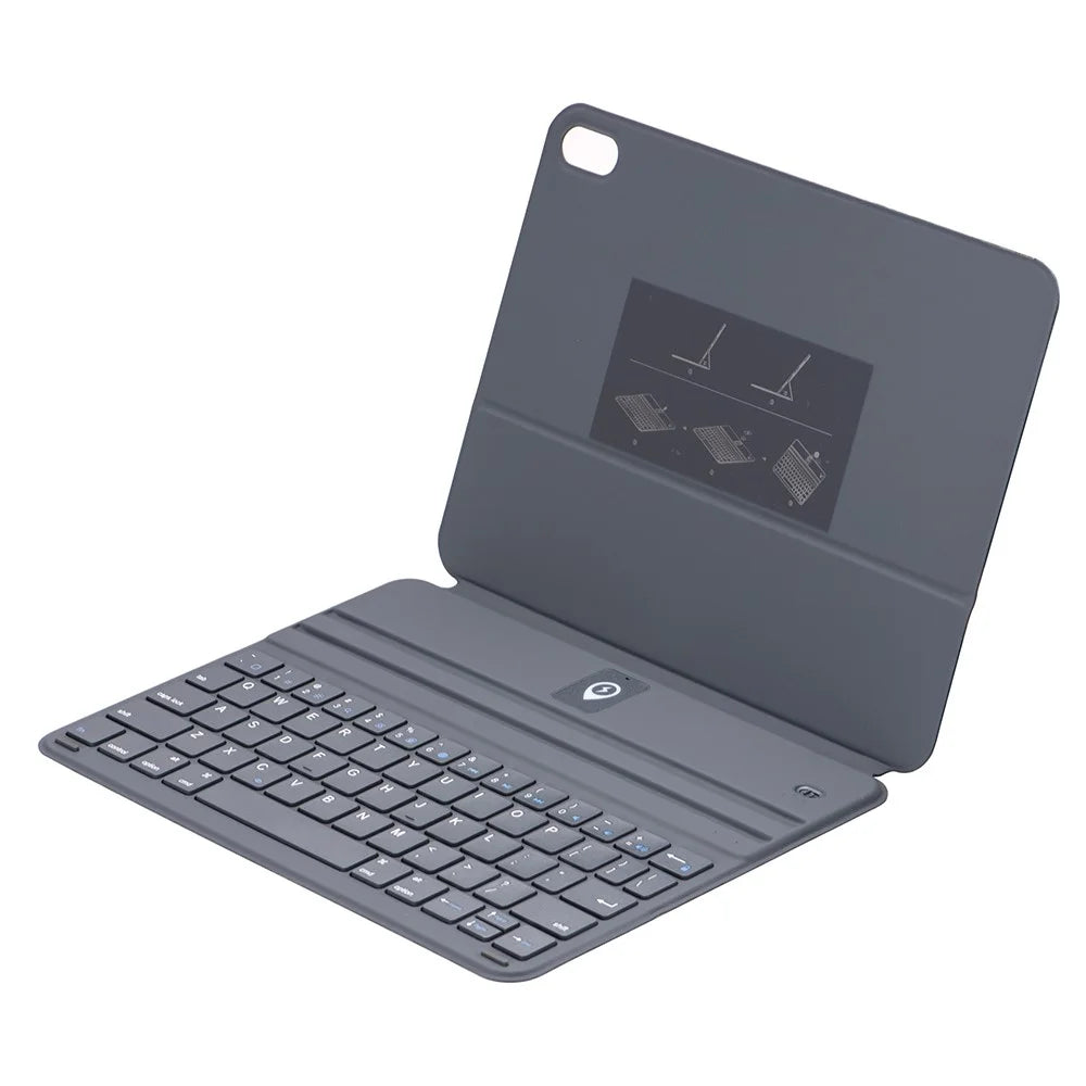 SK-1038 For iPad (2025) / 10.9 (2022) Ultra Thin Magnetic PU Leather Stand Case Bluetooth-Compatible Keyboard - 3