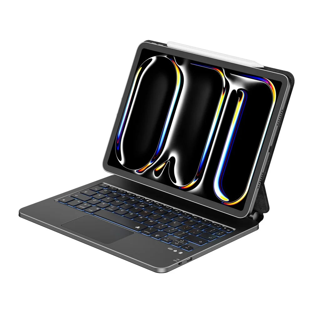 WIWU MK-003 Bluetooth-Compatible Keyboard Case Backlit Magic Keyboard for iPad Air 13 (2026) / (2025) / (2024) / Pro 12.9 (2022) / (2021) / (2020) - 4
