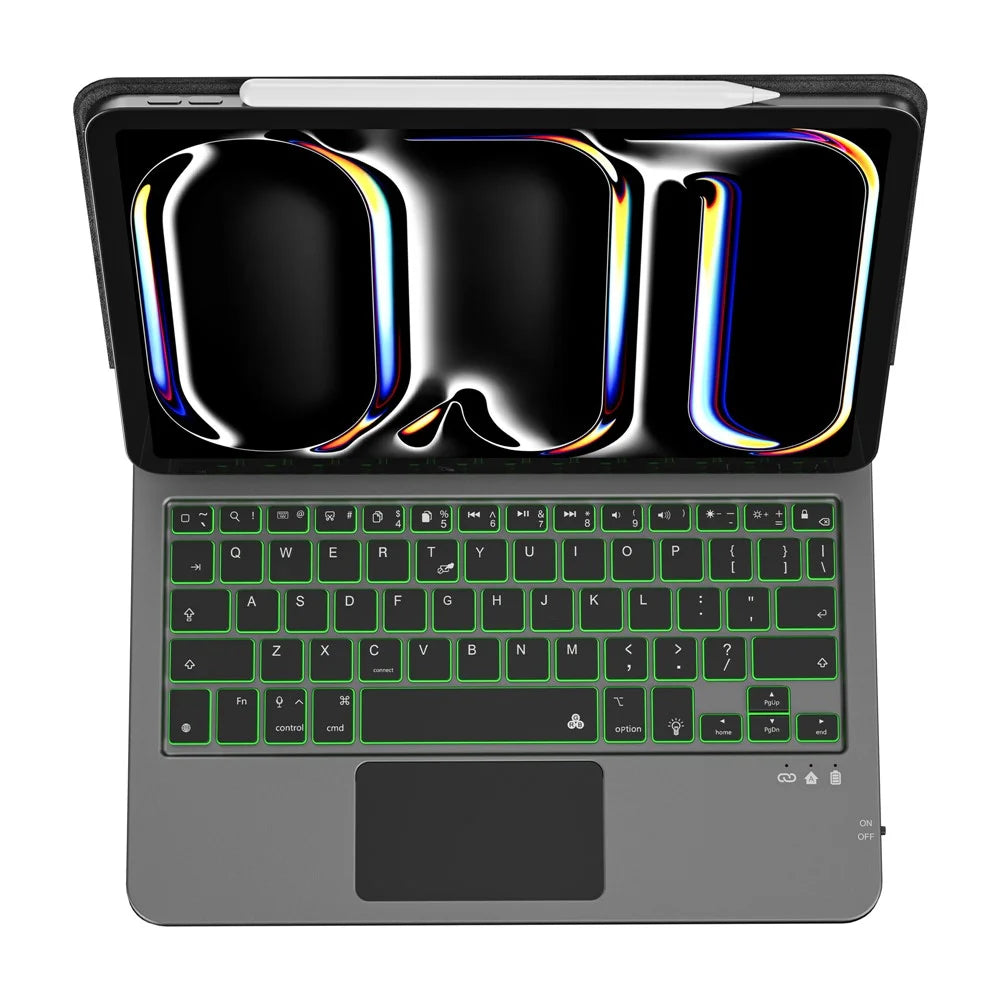 WIWU MK-003 Bluetooth-Compatible Keyboard Case Backlit Magic Keyboard for iPad Air 13 (2026) / (2025) / (2024) / Pro 12.9 (2022) / (2021) / (2020) - 6