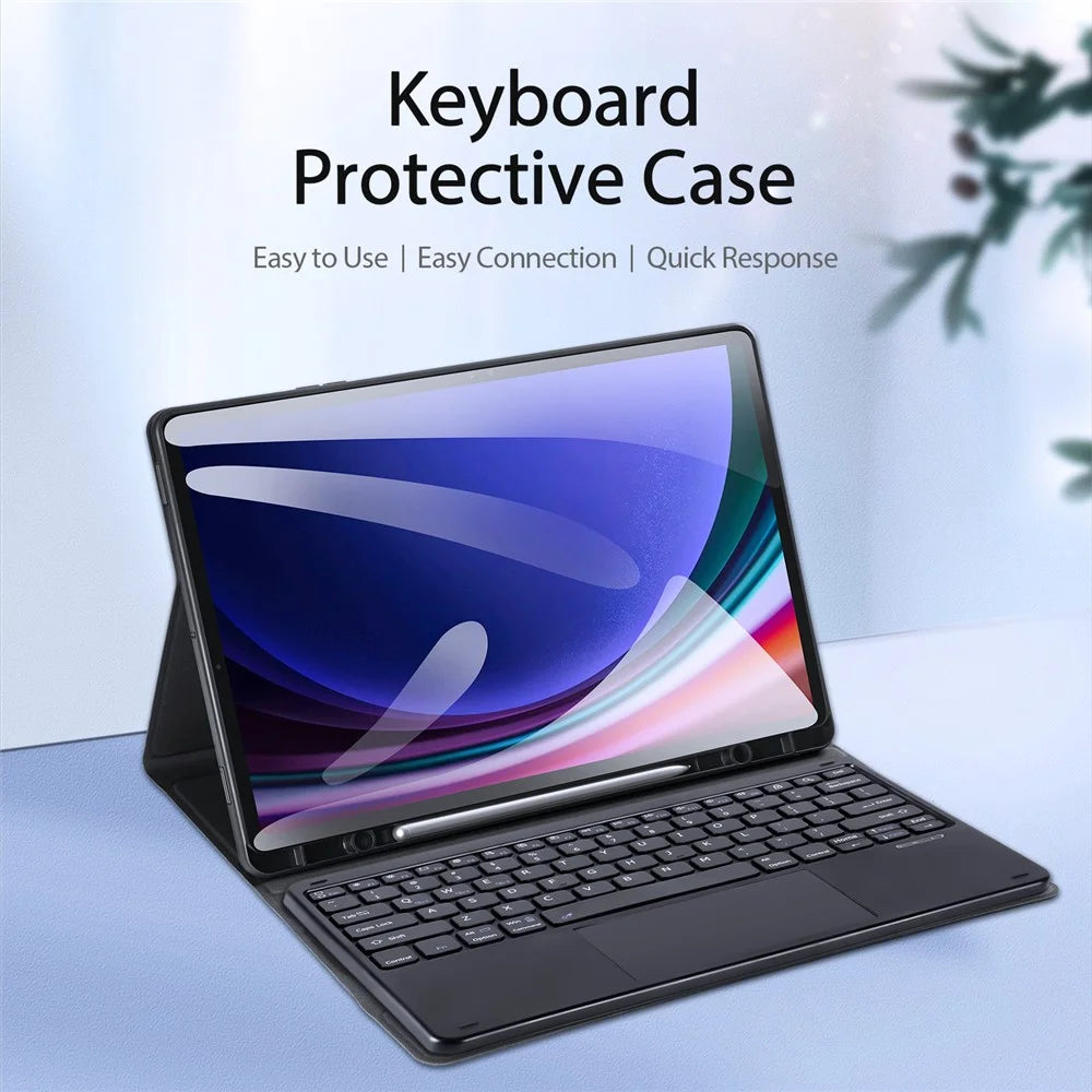 DUX DUCIS For Samsung Galaxy Tab S10 Plus Bluetooth-compatible Keyboard + Tablet Leather Case - 2