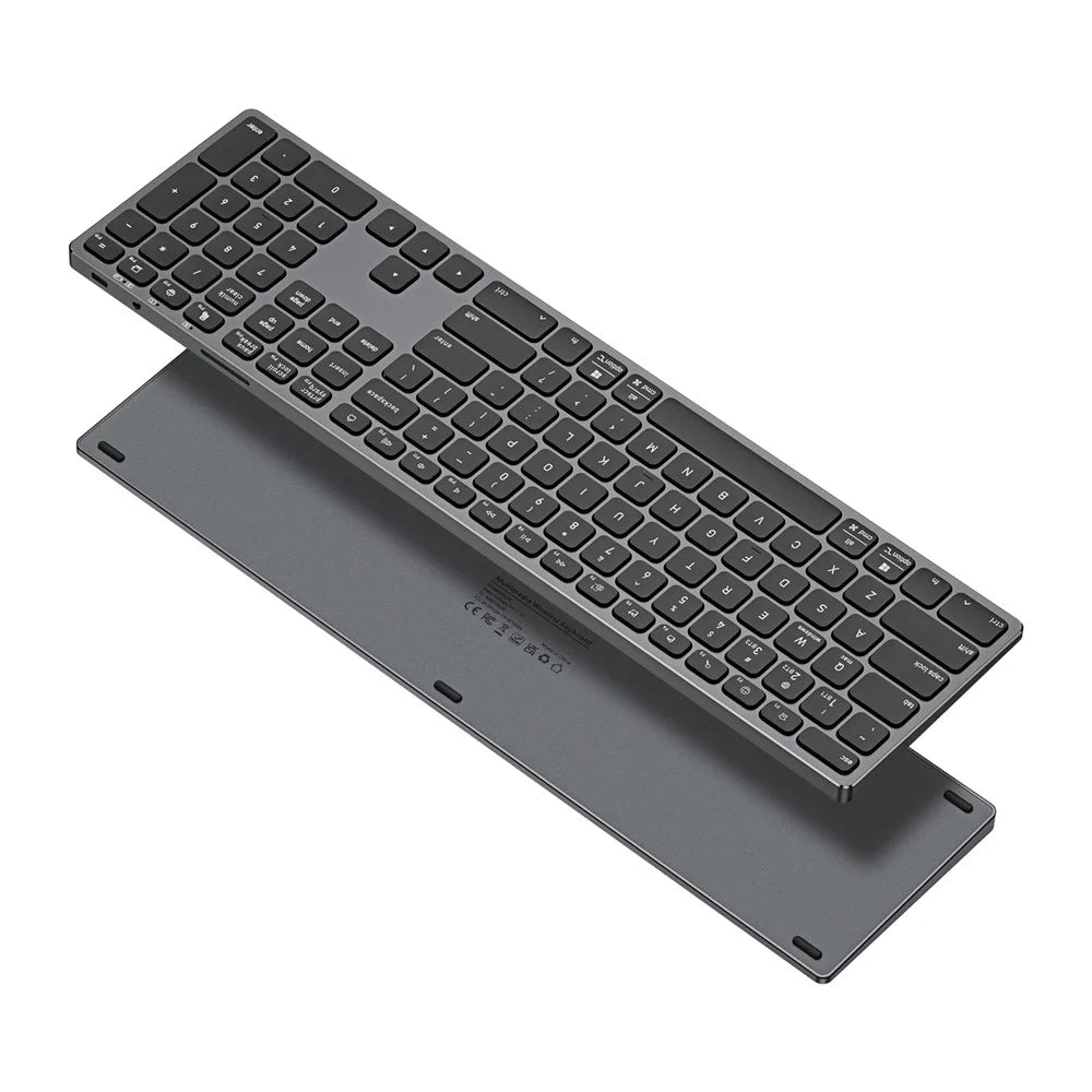 DUX DUCIS Wireless Keyboard Wireless Keyboard LK Series Mute Keyboard for Laptops/Tablets/Phones - Black - 1