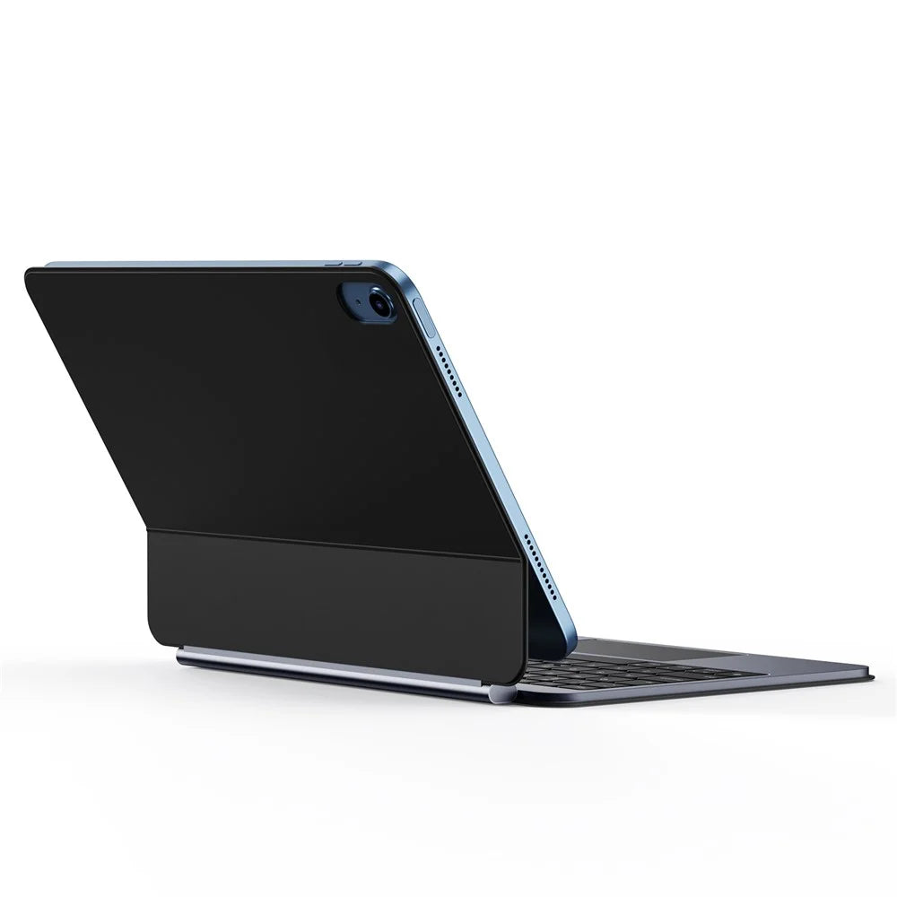 DUX DUCIS For iPad (2025) / iPad 10.9 (2022) MK Pro Series Leather Case Magnetic Floating Keyboard with Trackpad - Black - 2